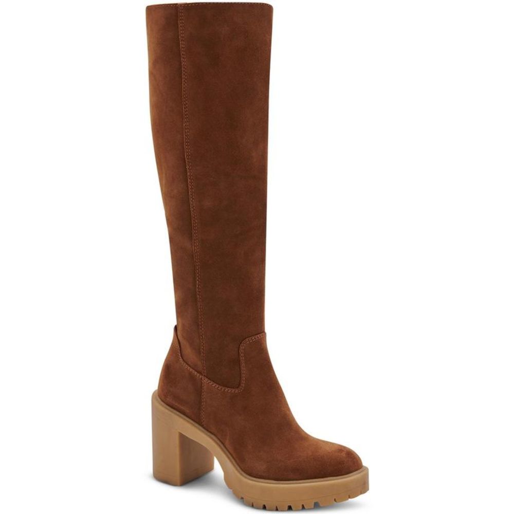 Dolce Vita Womens Corry H2O Brown Tall Leather Knee-High Boots Shoes NWT